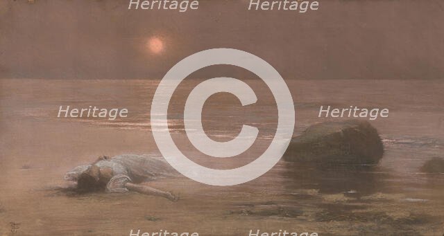 Drowned, c1890-1895. Creator: Schikaneder, Jakub (1855-1924).