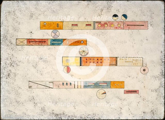 Nacheinander (Successively), 1933. Creator: Kandinsky, Wassily Vasilyevich (1866-1944).