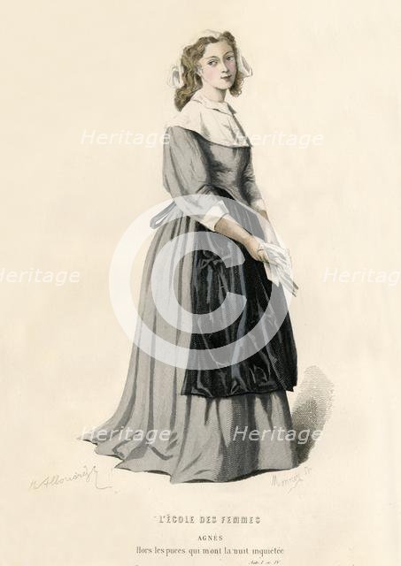 Agnès, 1868. Creator: Monnin.