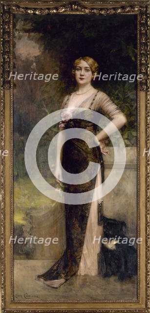 Portrait of Madame Jean Maillard-Norbert, 1913. Creator: Leon Francois Comerre.