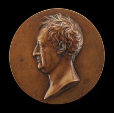 Johann Wolfgang von Goethe, 1749-1832 [obverse], 1809. Creator: Leonhard Posch.