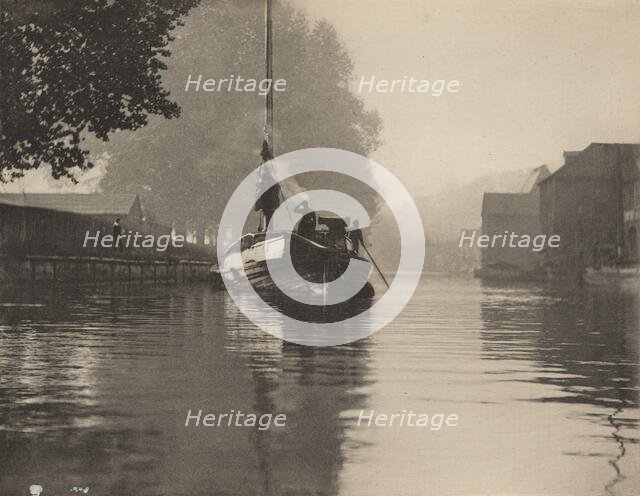 A Misty Morning at Norwich, 1890-1891, printed 1893. Creator: Dr Peter Henry Emerson.