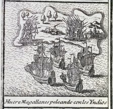 Death of Magellan to intervene in the fight between natives in one of the islands of the Philippi…