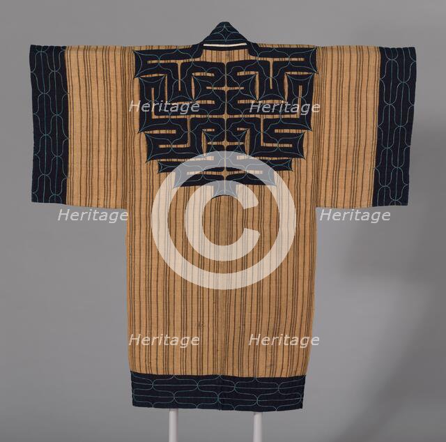 Attus Amip (Man's Coat), Japan, late Edo period (1789-1868), c. 1860. Creator: Unknown.