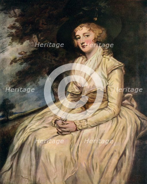 Charlotte, Lady Milnes 18th century (1910).Artist: George Romney