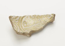 Bowl (fragment), Fatimid period, 11th century. Creator: Unknown.