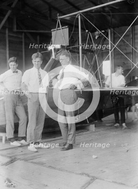 Erl Clinton Barker Gould, Frederick Trubee Davison, Artemus Lamb Gates, [1916?]. Creator: Bain News Service.