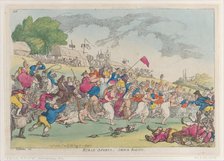 Rural Sports, Smock Racing, [October 1, 1811], reprint., [October 1, 1811], reprint. Creator: Thomas Rowlandson.