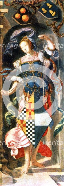 'The Healing of Blind Man of Jericho', Detail, 1531. Artist: Lucas van Leyden