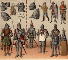 Armors, helmets and war and jousts weapons.