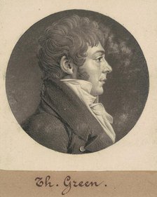 Thomas Green, 1809. Creator: Charles Balthazar Julien Févret de Saint-Mémin.