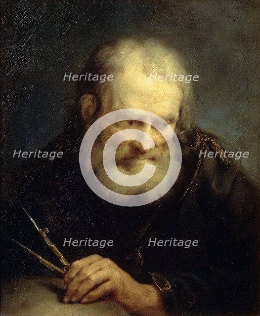 'Archimedes', 18th century.  Artist: Giuseppe Nogari