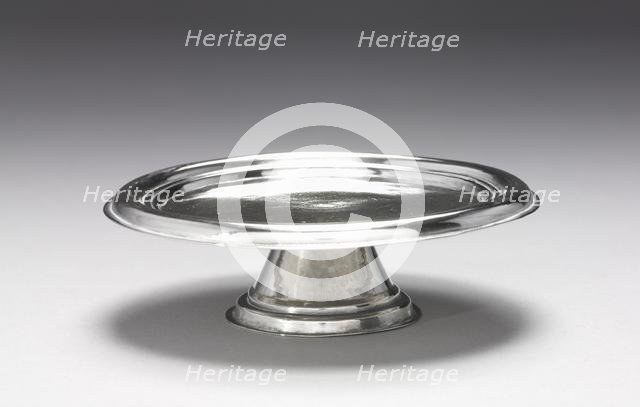 Footed Salver, 1710-1720. Creator: John Dixwell (American, 1680-1725).