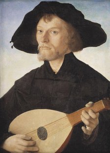 Portrait of a Lute Player, 1510-1562. Creators: Christoph Amberger, Jan van Scorel, Hans Holbein the Younger.