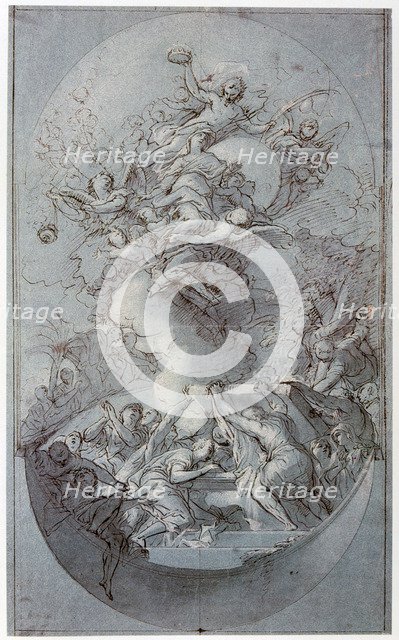 'The Assumption', c1677-1727. Artist: Melchior Steidl
