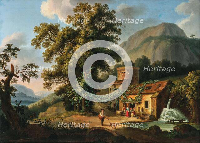 View of the Copper-Mill in Vietri, c1772. Creator: Hackert; Jacob Philipp (1737-1807).
