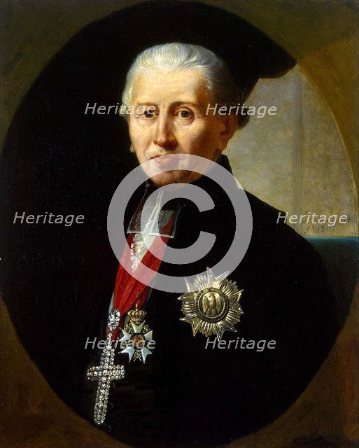 Portrait of Karl Theodor von Dalberg', (1744-1817), 1811. Creator: Lefévre, Robert (1756-1830).