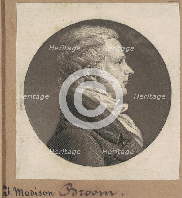 James Madison Broom, 1807. Creator: Charles Balthazar Julien Févret de Saint-Mémin.