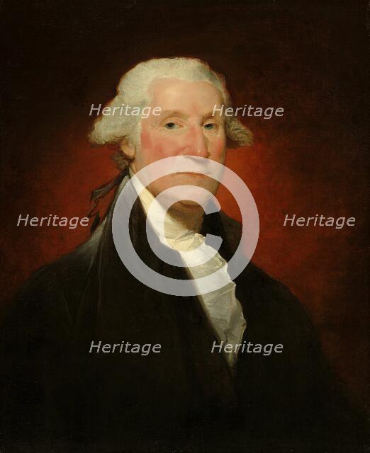George Washington (Vaughan portrait), 1795. Creator: Gilbert Stuart.