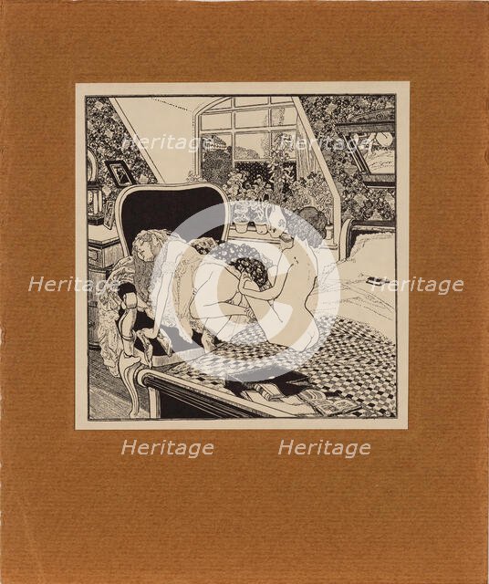 From "Jeux d'Amour de la jeunesse", c1907. Creator: Bayros, Franz von (1866-1924).