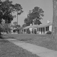 Low rent housing projects for Negroes near Bethune-Cookman College, Daytona Beach, Florida, 1943. Creator: Gordon Parks.