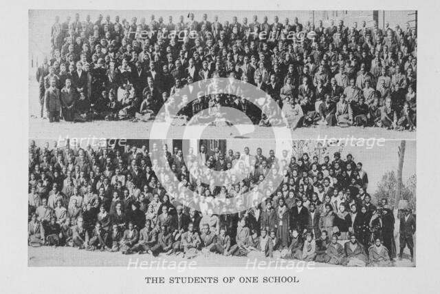 The students of one school, 1922. Creator: Unknown.