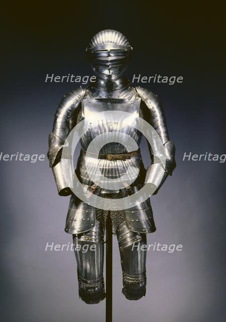 Partial Suit of Armor in Maximilian Style, c. 1525. Creator: Unknown.