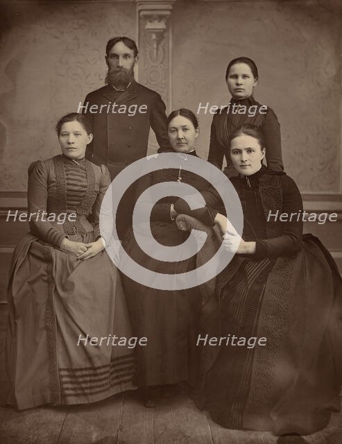 Members of the board of the Vladimir shelter, 1894. Creator: Akselrod.