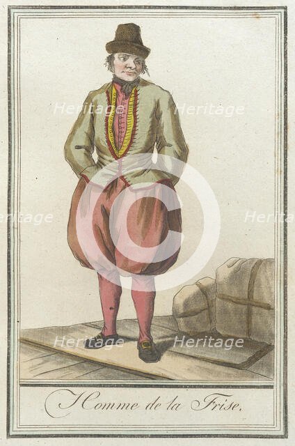Costumes de Différents Pays, 'Homme de la Frise', c1797. Creators: Jacques Grasset de Saint-Sauveur, LF Labrousse.