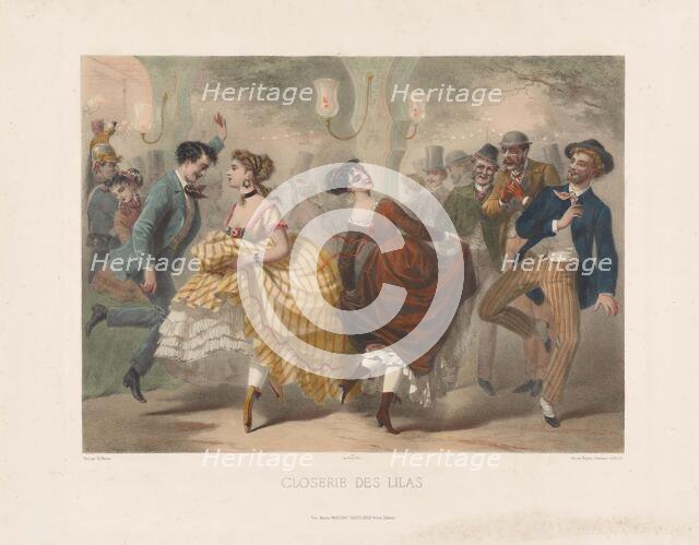 Closerie of purple, c.1860-1865. Creator: Vernier, Charles (1813-1892).