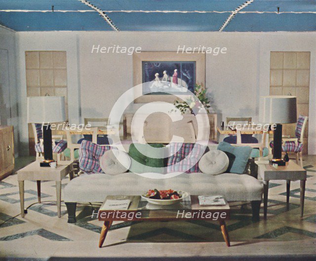 'All-Purpose Living Room', 1942. Artist: Unknown.