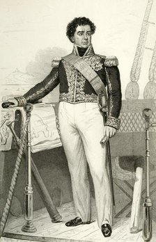 Guy-Victor Duperré, 1804, (1839). Creator: Julien Leopold Boilly.