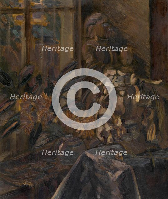 Still Life with Buste, c1910-1940s. Creator: Henri Victor Gabriel Le Fauconnier.