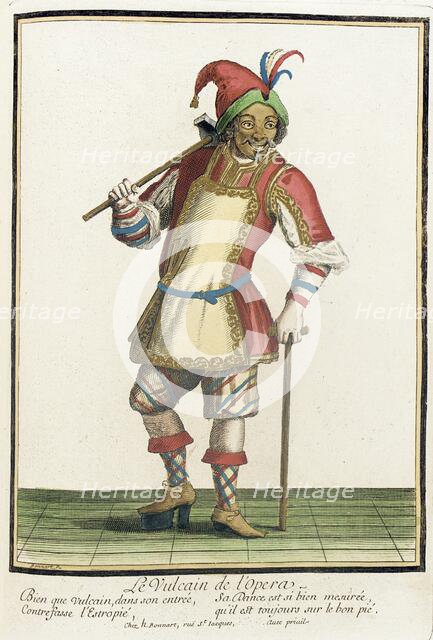 Recueil des modes de la cour de France, 'Le Vulcain de l'Opera', between c1678 and c1693. Creator: Nicolas Bonnart.