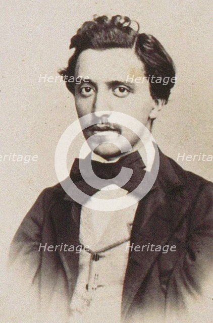 Portrait of the pianist und composer Friedrich Gernsheim (1839-1916), 1860s.