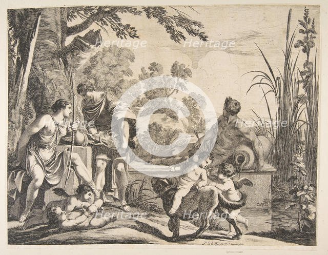 Meleager and Atalanta, 1643. Creator: Francois Chauveau.