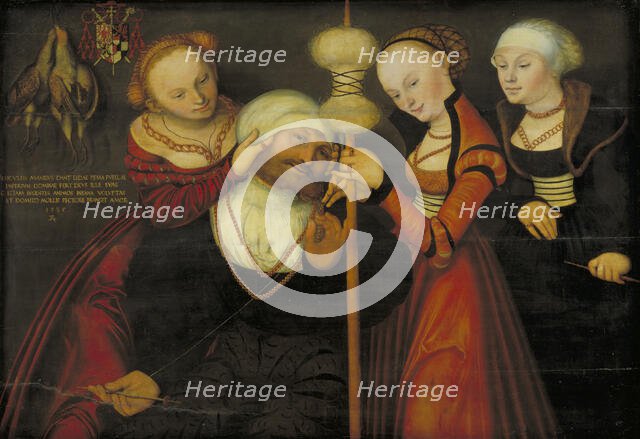 Hercules and Omphale, 1535. Creator: Cranach, Lucas, the Elder (1472-1553).