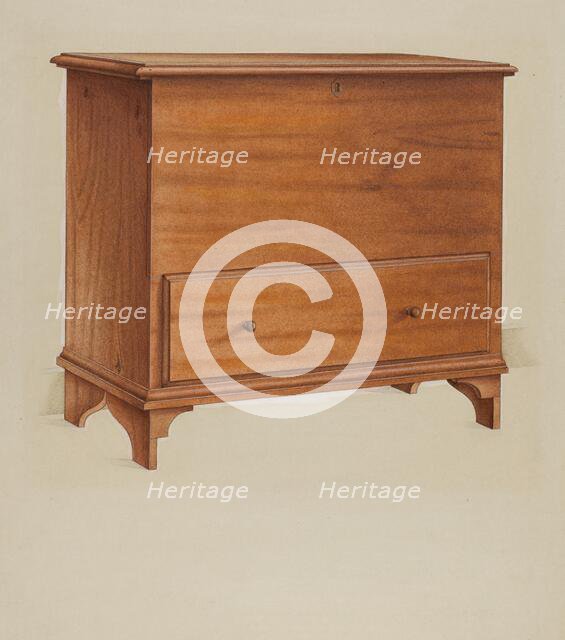 Chest with Drawer, c. 1937. Creator: Alfred H. Smith.