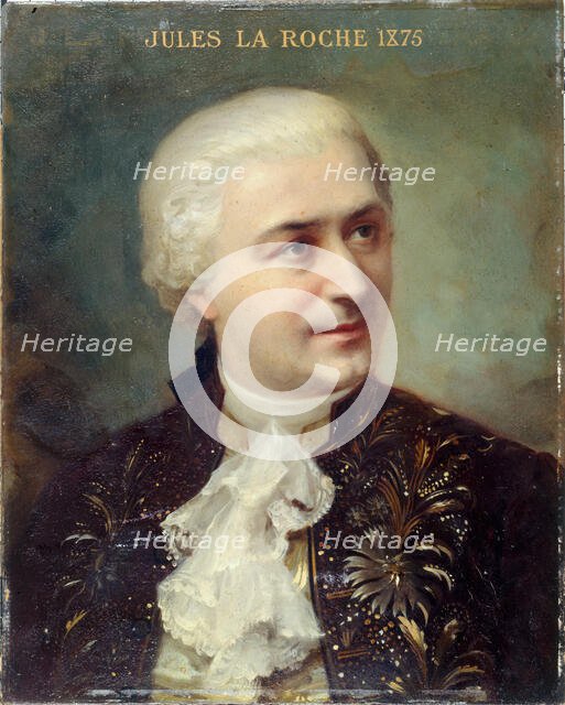 Portrait of Jules Laroche (1841-1925), member of the Comédie-Française, in the role of..., 1883. Creator: Daniel Berard.