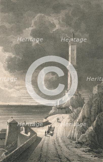 'Genoa. Light House', 1818.  Creator: Charles Askey.