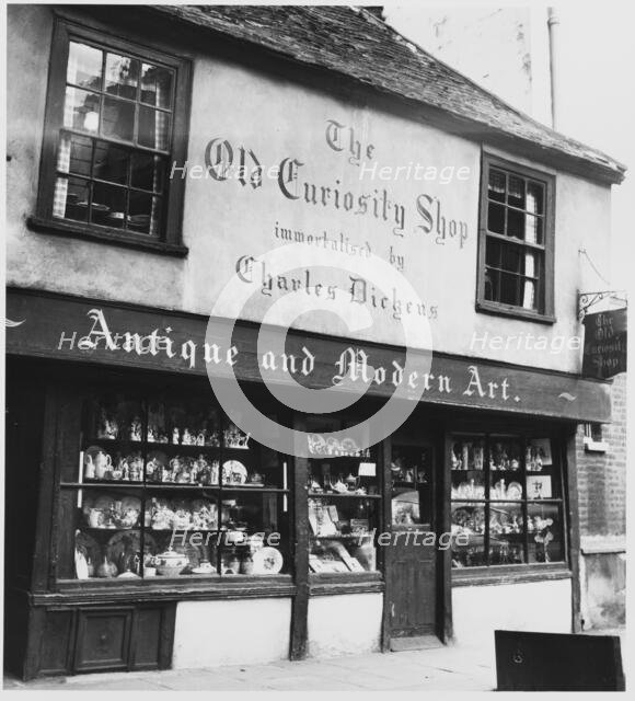 The Old Curiosity Shop, 13-14 Portsmouth Street, Holborn, City of Westminster, London, 1960-1985. Creator: Leonard Robin Mattock.