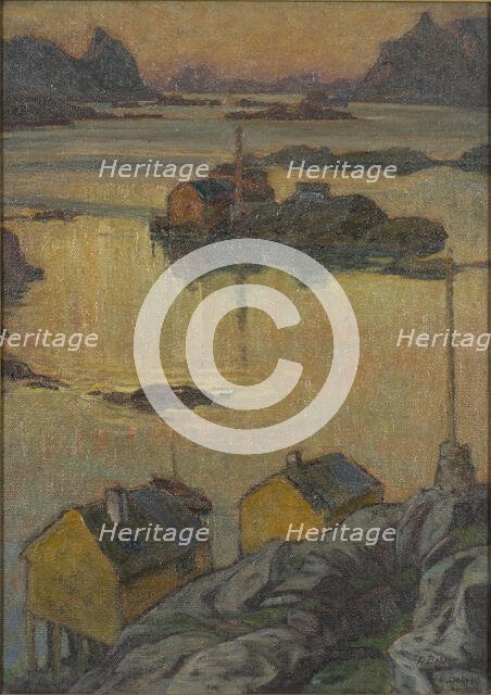 An August Night. Study from North Norway, c1900s. Creator: Anna Katarina Boberg.