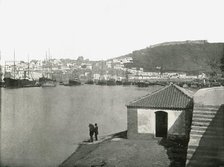 The city and harbour of Malaga, Spain, 1895.  Creator: W & S Ltd.