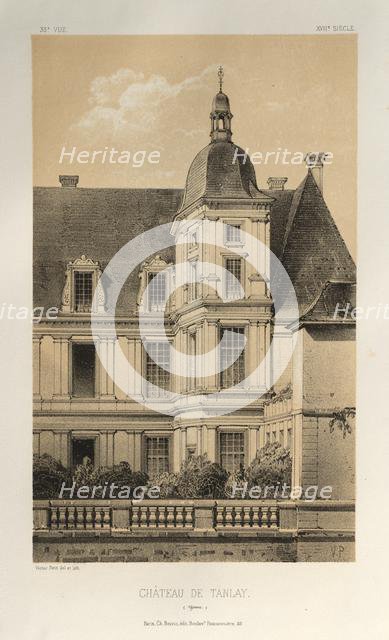 ...Pl. 33, Château De Tanlay (Yonne), 1860. Creator: Victor Petit (French, 1817-1874).