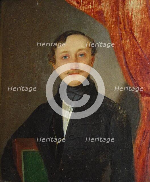 Portrait of the composer Béla Kéler (1820-1882), c. 1840. Creator: Anonymous.