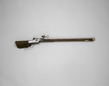 Wheellock Rifle of Emperor Leopold I, Gmünd, 1664. Creator: Johann Georg Maucher.