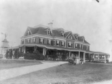 View of yacht club, Oyster Bay, L.I., N.Y. 1905, n.d.. Creator: Frances Benjamin Johnston.