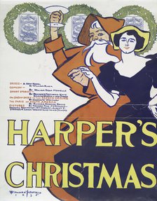 Harper's Christmas..., c1895. Creator: Edward Penfield.
