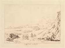 Martello Towers near Bexhill, Sussex (Liber Studiorum, part VII, plate 34), 1811. Creator: JMW Turner.