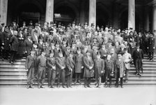 Peace delegates at City Hall, 1913. Creator: Bain News Service.